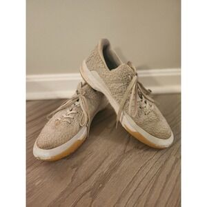 Crossover Culture Men's Athletic Shoes Tan Knit  Lace Up Sneakers Size 12